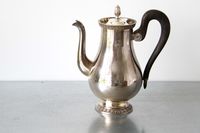 Christofle Malmaison, Teekanne, Kaffeekanne, Empire-Stil, Frankreich, Tafelservice