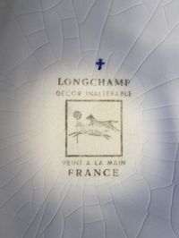 Longchamp, Keramikschale, Jardiniere, Antik, Frankreich, Jugendstil, Fayence,