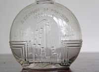 General Motors, Weltausstellung, Chicago, 1933, Flasche, Glasflasche