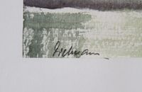 Christo, wrapped Reichstag, Verh&uuml;llter Reichstag, Berlin, Aquarell, Originalbild, signiert