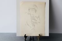 Charles Gerig, Luzern, Monotypie, Unikat, Original, Erotika, Surreale Kunst, K&ouml;rperstudie,
