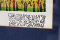 Friedensreich Hundertwasser, HWG 81, Radierung, Aquatinta, original signiert, 1982, Les Arbres sont les Fleurs du Bien