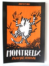 Jazz Festival Montreux 1993, Tomi Ungerer, Pop Art, Katze,
