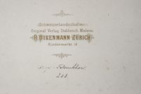 Kupferstich, Rigi, Felsentor, Rudolf Dikenmann, 1850, handkoloriert, schweizer Kunst, Schwyz, Luzern