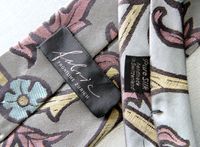 Krawatte, Fabric Frontline Z&uuml;rich, Seidenkrawatte, floral, Modern,