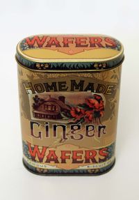 Ginger Wafers, Biskuit, England, Blechdose, Vintag, 70er, seventies,